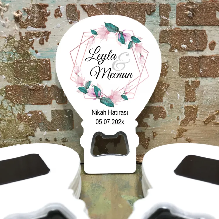 Balon Açacaklı Magnet 0110 - Nikah Hatırası Hediyelik