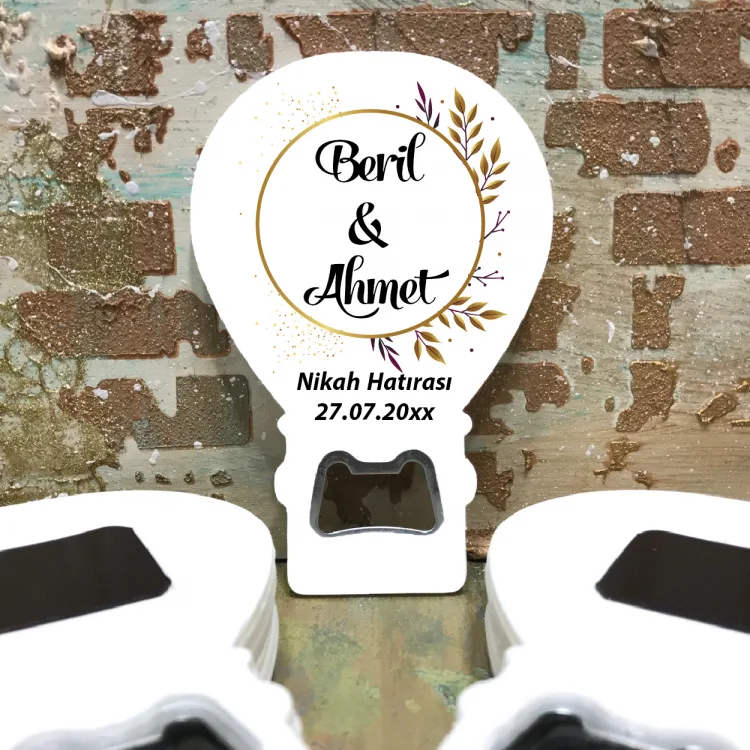 Balon Açacaklı Magnet 0117 - Nikah Hatırası Hediyelik