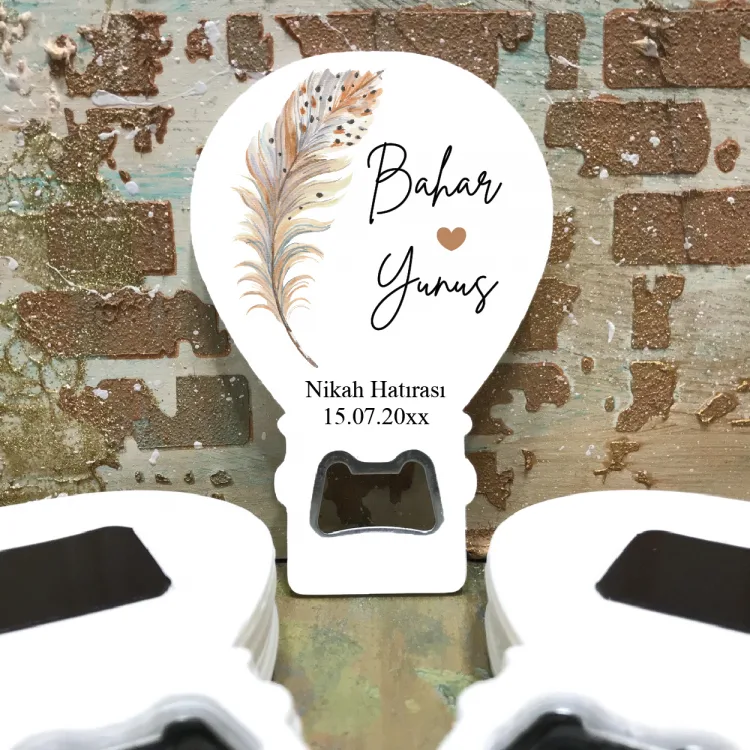 Balon Açacaklı Magnet 0119 - Nikah Hatırası Hediyelik