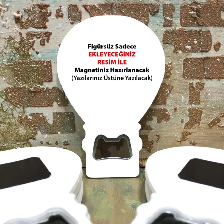 Balon Açacaklı Magnet 155 - Resimli Magnet