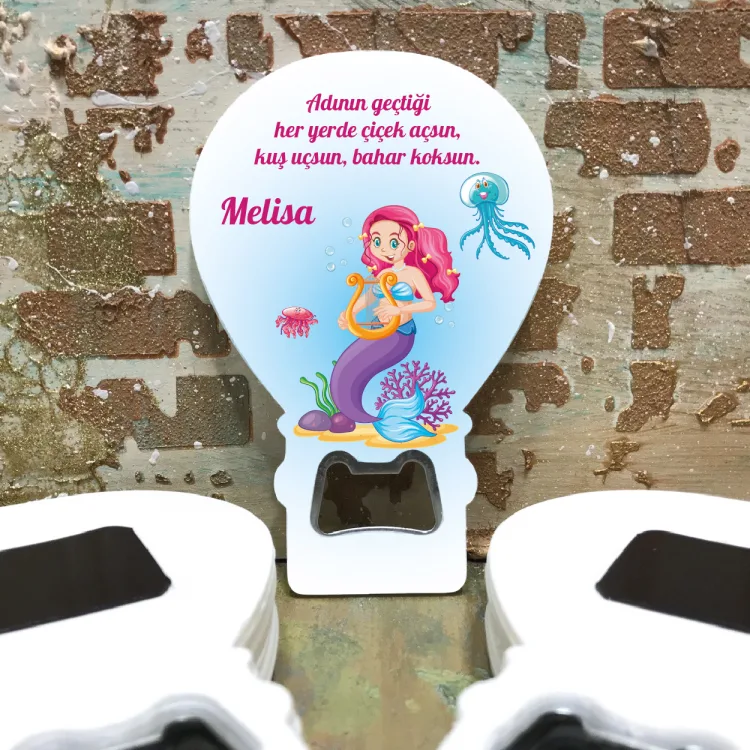 Balon Açacaklı Magnet 157 - Deniz Kızı Hediyelik Magnet
