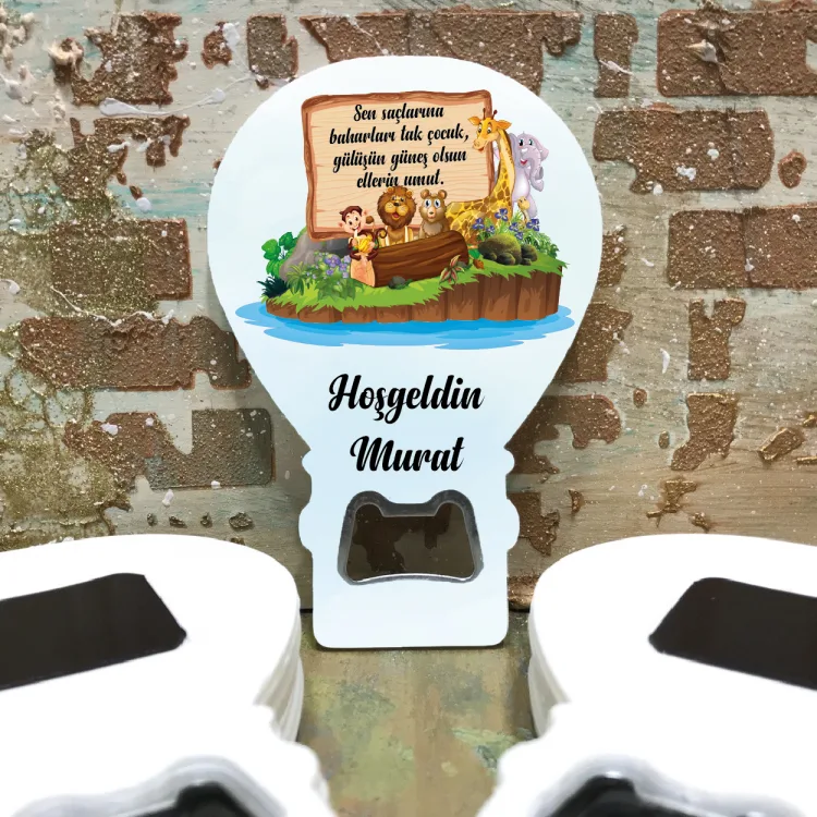 Balon Açacaklı Magnet 172 - Safari Hediyelik Magnet