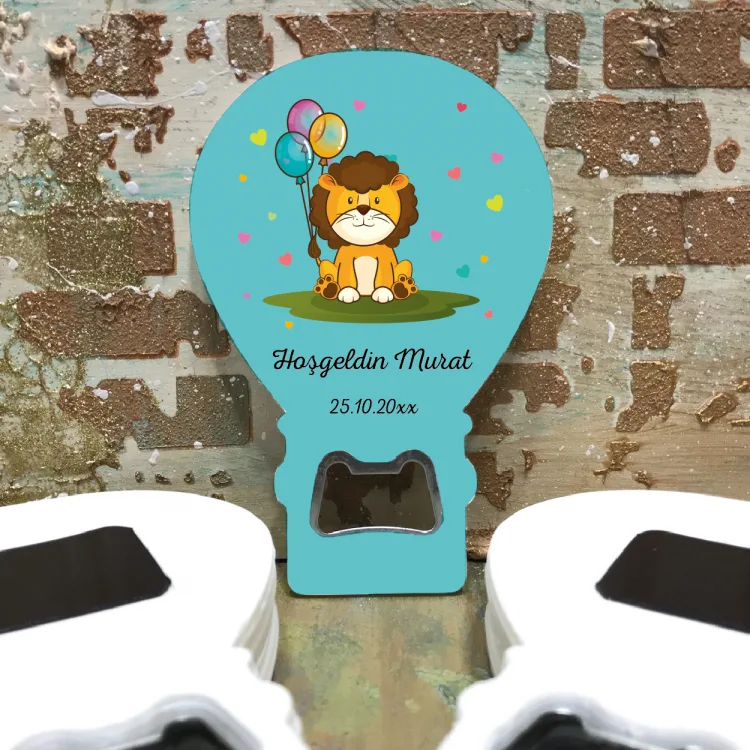 Balon Açacaklı Magnet 174 - Aslan Tasarım