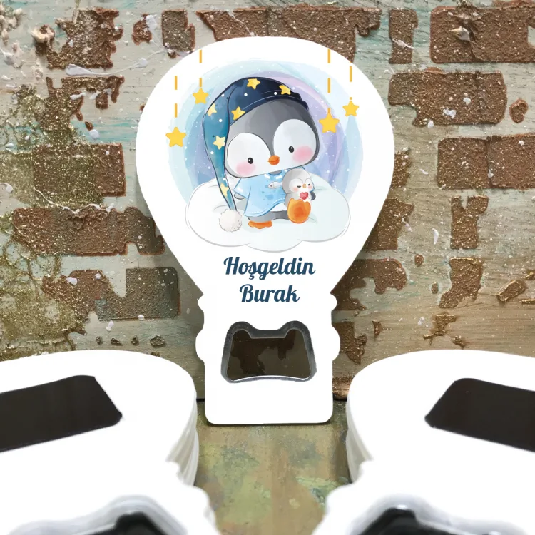 Balon Açacaklı Magnet 183 - Penguen Tasarım