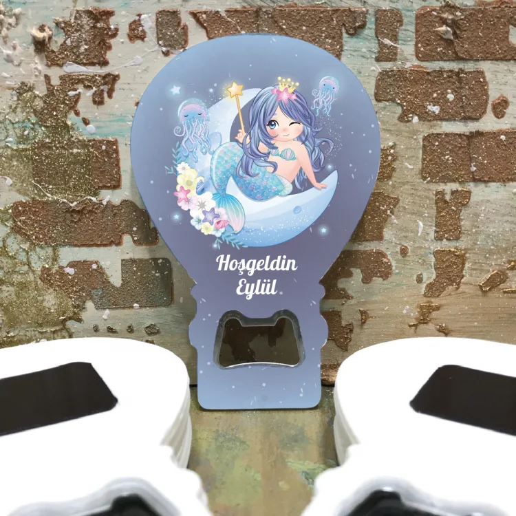 Balon Açacaklı Magnet 197 - Deniz Kızı Hediyelik Magnet