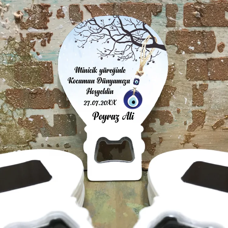 Balon Açacaklı Magnet 203 - Nazar Boncuklu Hediyelik Magnet