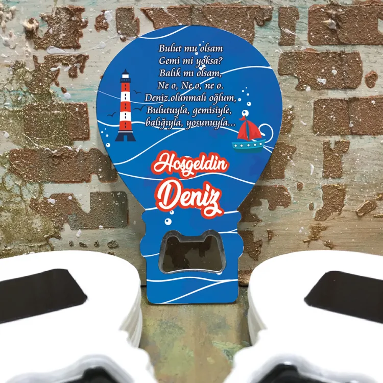 Balon Açacaklı Magnet 219 - Denizci Hediyelik Magnet