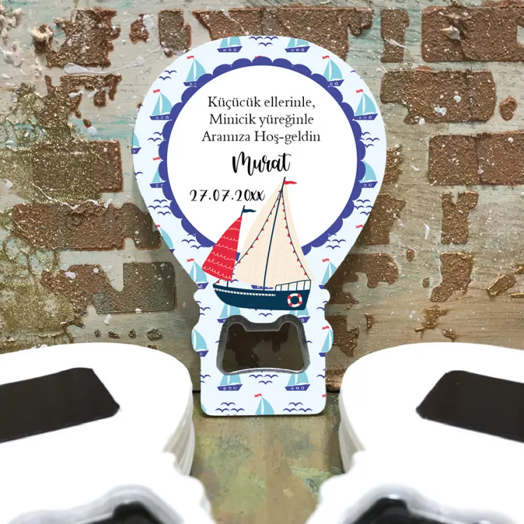Balon Açacaklı Magnet 241 - Gemici Hediyelik Magnet