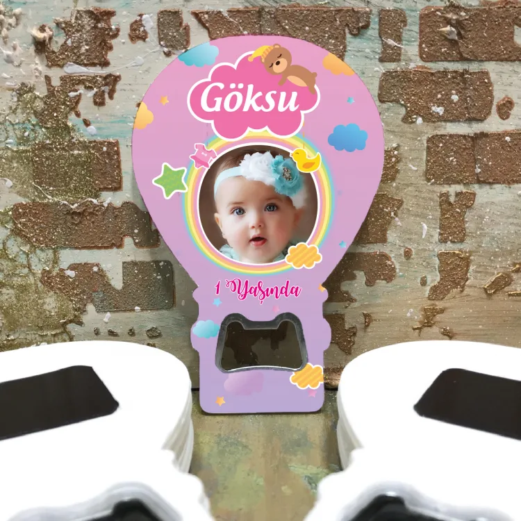 Balon Açacaklı Magnet 268 - Fotoğraflı Hediyelik Magnet