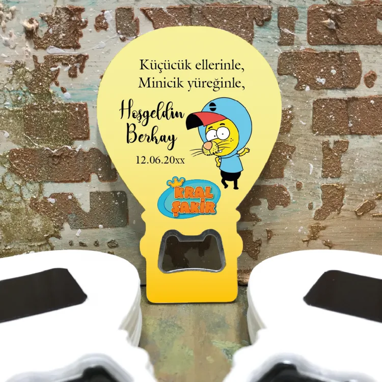 Balon Açacaklı Magnet 269 - Kral Şakir Hediyelik Magnet