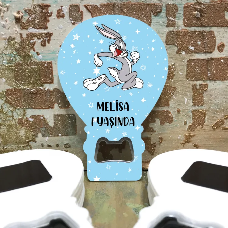 Balon Açacaklı Magnet 276 - Bugs Bunny Hediyelik Magnet