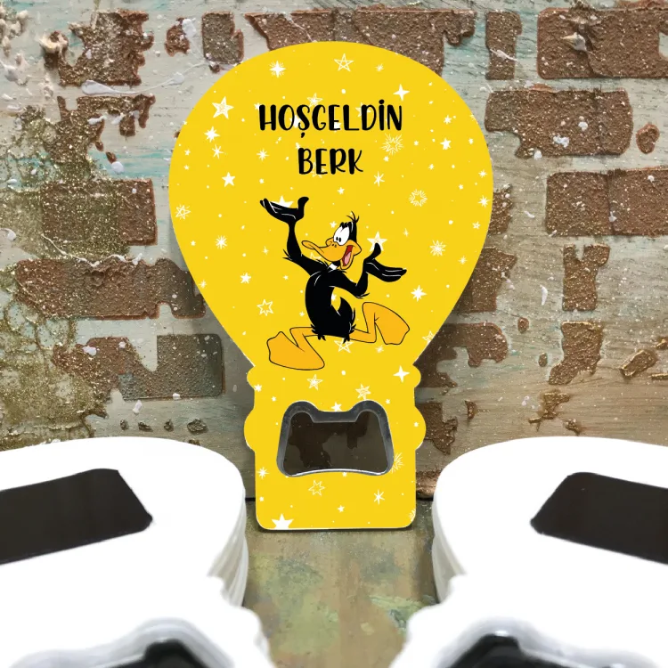 Balon Açacaklı Magnet 277 - Daffy Duck Hediyelik Magnet