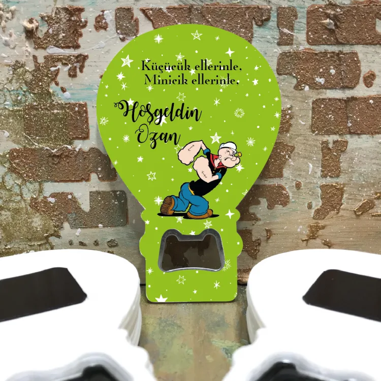 Balon Açacaklı Magnet 278 - Temel Reis Hediyelik Magnet