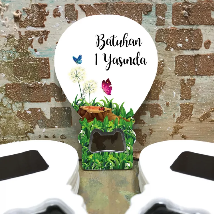 Balon Açacaklı Magnet 298 - Kelebek Hediyelik Magnet