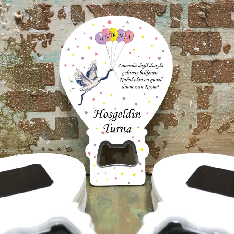 Balon Açacaklı Magnet 314 - Turna Kuşu Tasarım