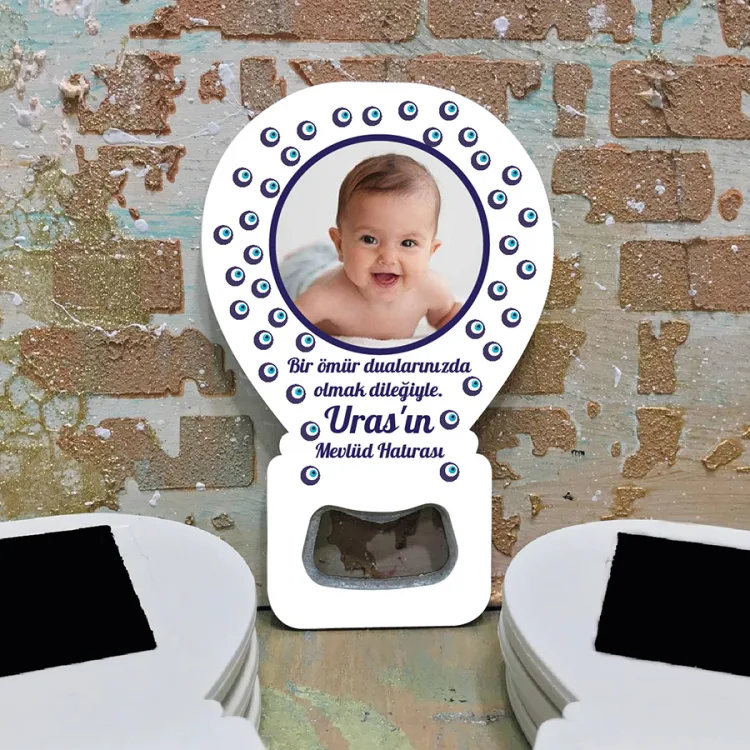 Balon Açacaklı Magnet 353 - Nazar Boncuklu Hediyelik magnet