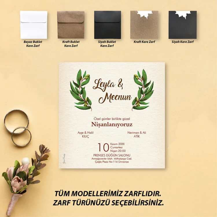 Beren Kare Davetiye 1750