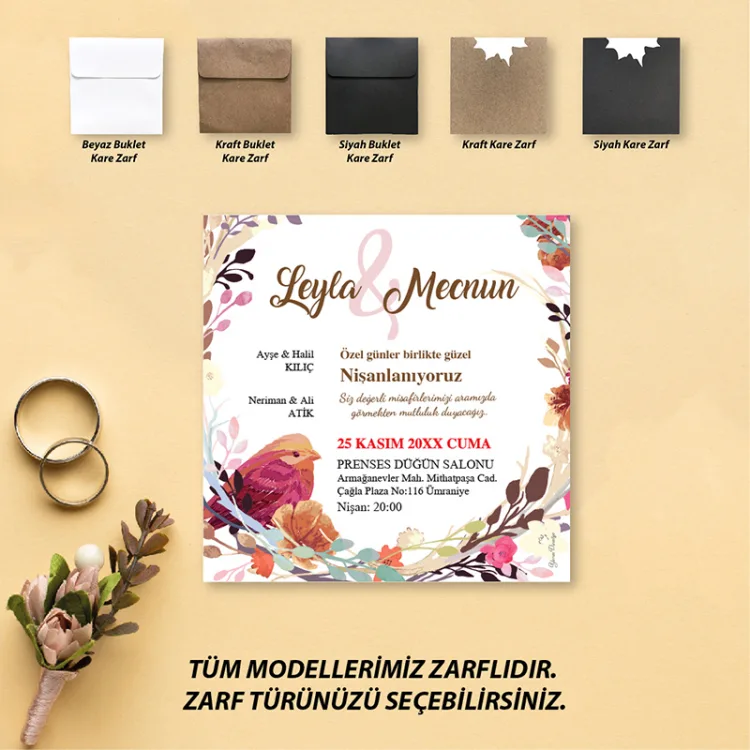 Beren Kare Davetiye 1764
