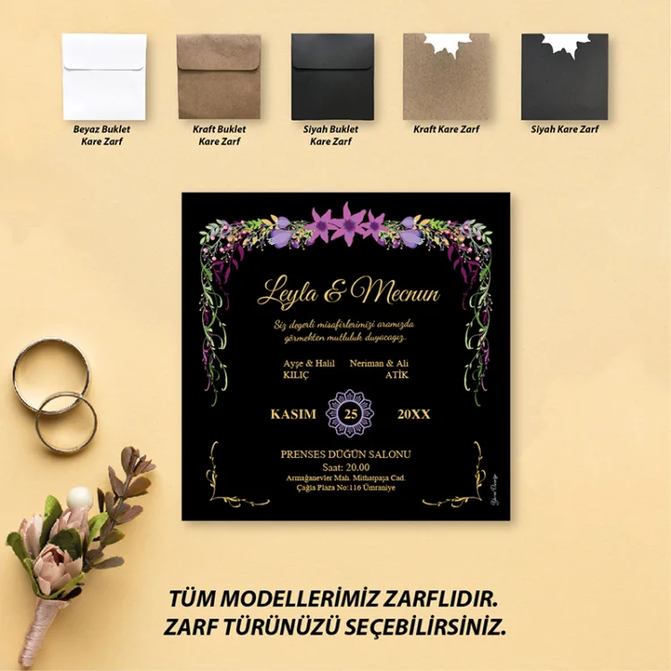 Beren Kare Davetiye 1768