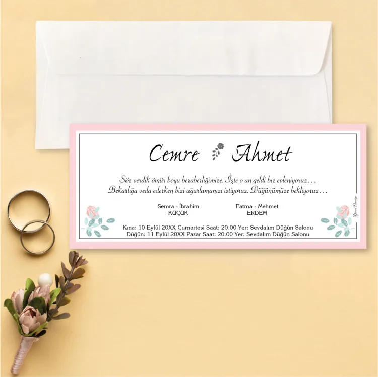 Beren Uzun Davetiye 0938 - Detay Görseli 1