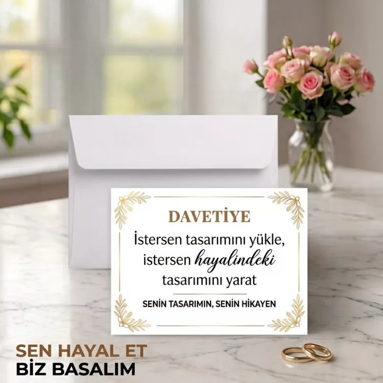 01 - Davetiye Tasarla - Yatay