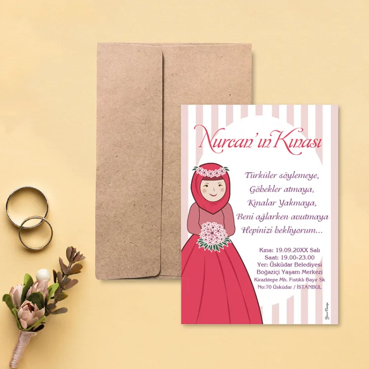 Yaren Kına Davetiye 602 - Detay Görseli 2