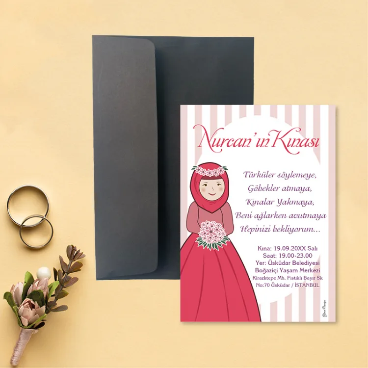 Yaren Kına Davetiye 602 - Detay Görseli 4