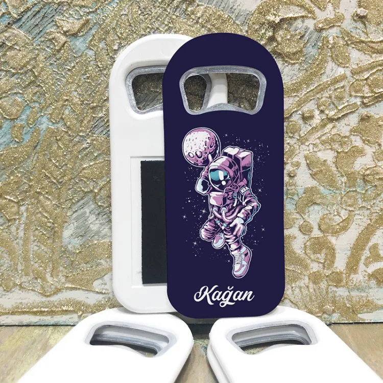 Dikdörtgen Açacaklı Magnet 1028 - Astronot Hediyelik Magnet