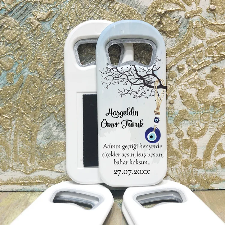 Dikdörtgen Açacaklı Magnet 1058 - Nazar Boncuk Hediyelik Magnet
