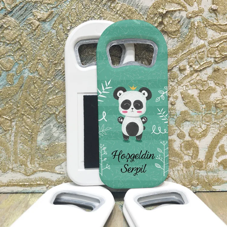 Dikdörtgen Açacaklı Magnet 1071 - Panda Hediyelik Magnet