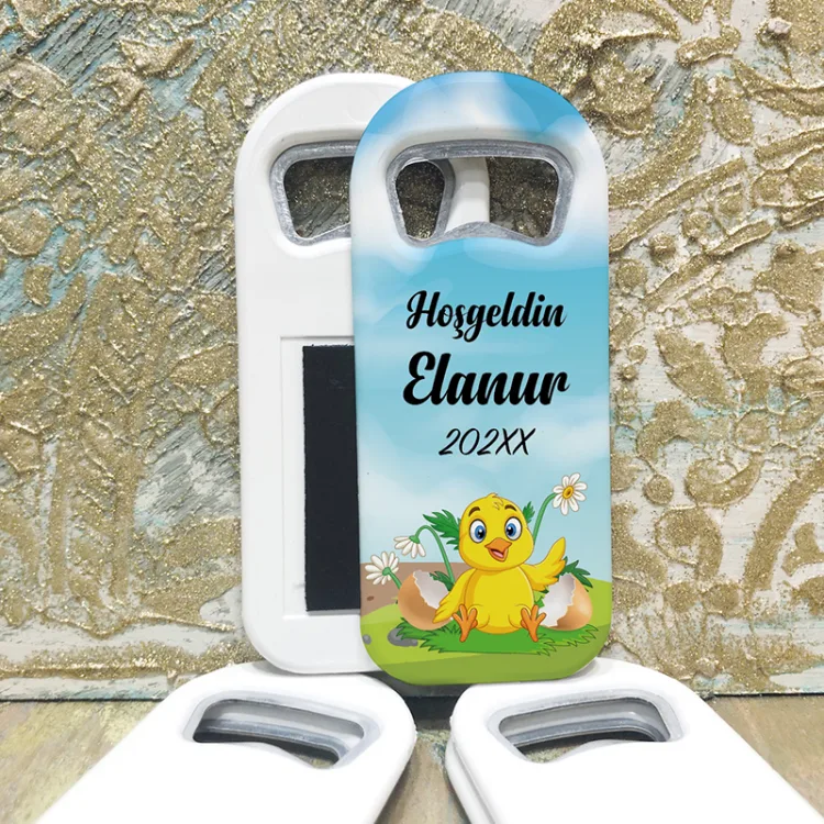 Dikdörtgen Açacaklı Magnet 1091 - Civciv Tasarım Hediyelik Magnet
