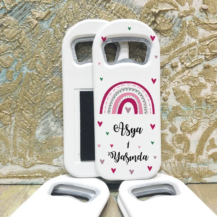 Dikdörtgen Açacaklı Magnet 1104 - Gökkuşağı Hediyelik Magnet