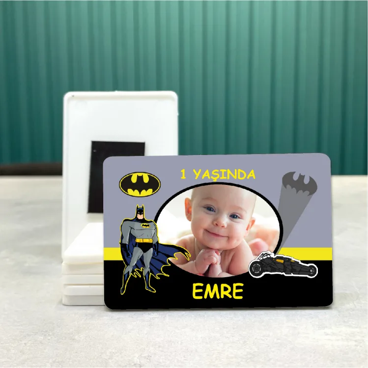 Dikdörtgen 617 Magnet - Batman Tasarım Resimli Magnet