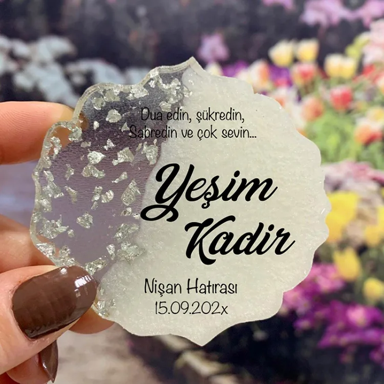Epoksi Magnet 5000 - Hediyelik Düğün, Nişan Magnet - Detay Görseli 1