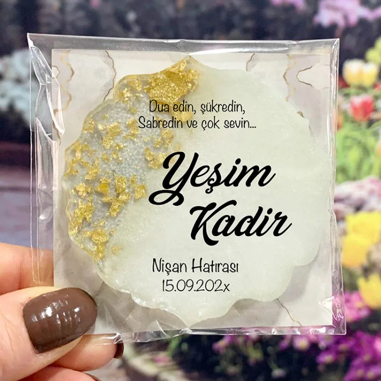 Epoksi Magnet 5000 - Hediyelik Düğün, Nişan Magnet - Detay Görseli 2