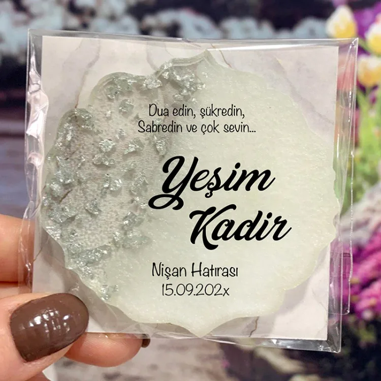 Epoksi Magnet 5000 - Hediyelik Düğün, Nişan Magnet - Detay Görseli 3