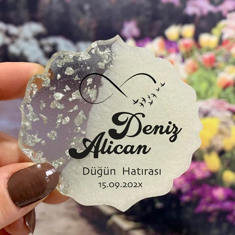 Epoksi Magnet 5002 - Hediyelik Sonsuzluk İşareti Magnet - Detay Görseli 1