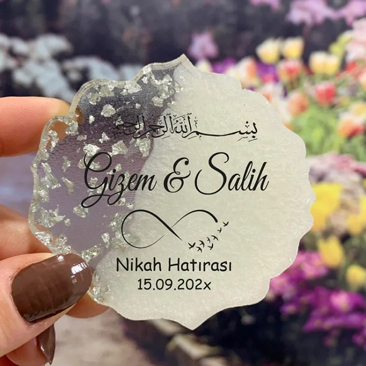 Epoksi Magnet 5006 - Hediyelik Sonsuzluk İşareti, Dualı Magnet - Detay Görseli 1