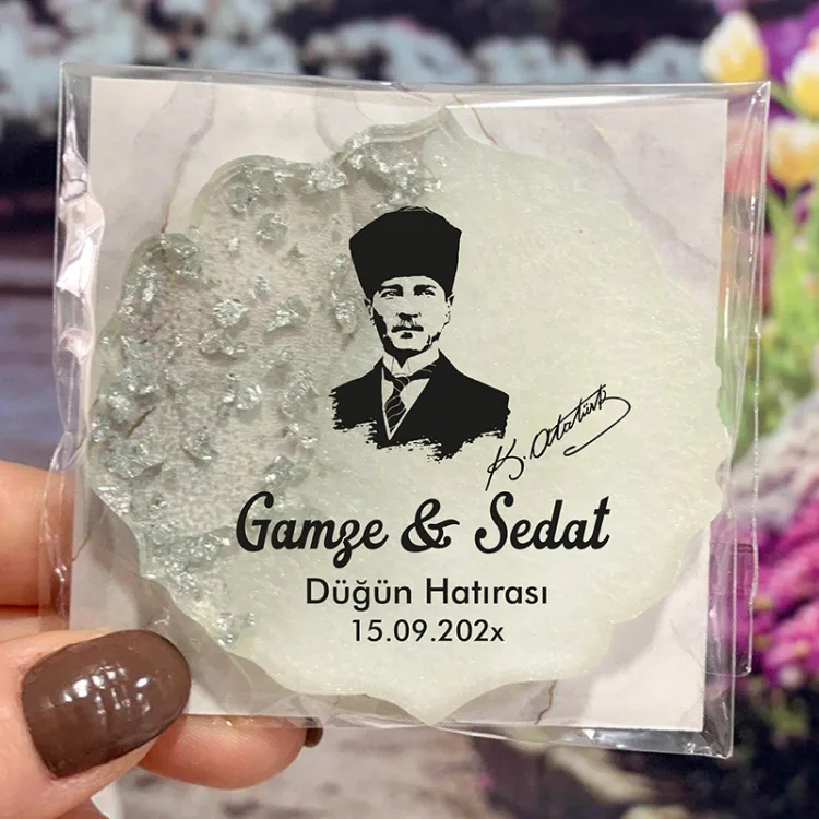 Epoksi Magnet 5007 - Hediyelik Atatürklü Magnet - Detay Görseli 3