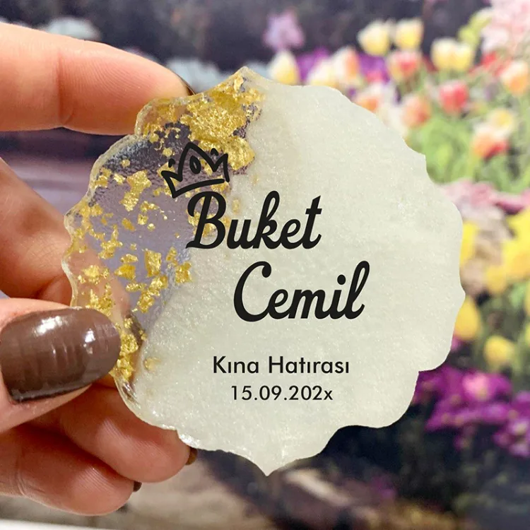 Epoksi Magnet 5008 - Hediyelik Bekarlığa Veda, Kına Hatırası Magnet