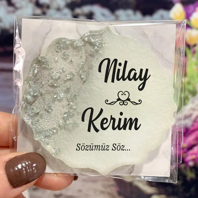 Epoksi Magnet 5012 - Söz Nişan, Düğün Hediyelik Magnet - Detay Görseli 3