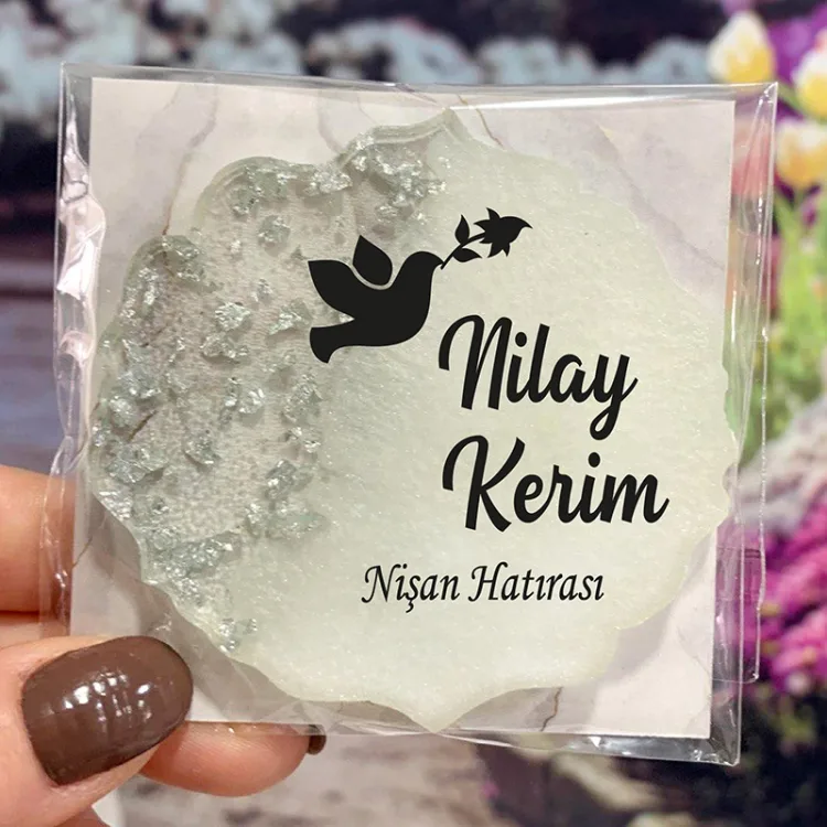 Epoksi Magnet 5013 - Hediyelik Kuşlu Magnet - Detay Görseli 3
