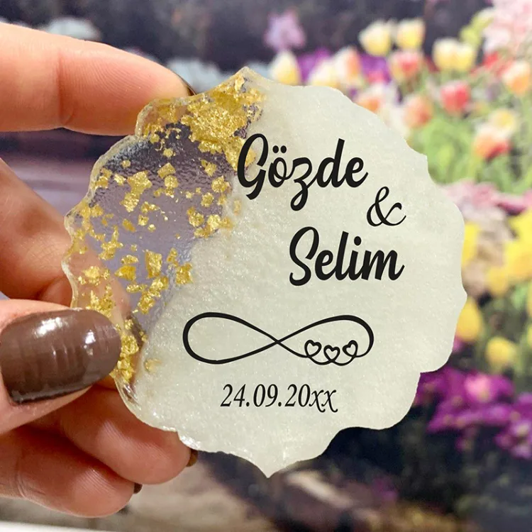 Epoksi Magnet 5015 - Hediyelik Sonsuzluk İşareti Magnet
