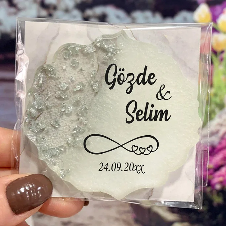 Epoksi Magnet 5015 - Hediyelik Sonsuzluk İşareti Magnet - Detay Görseli 3