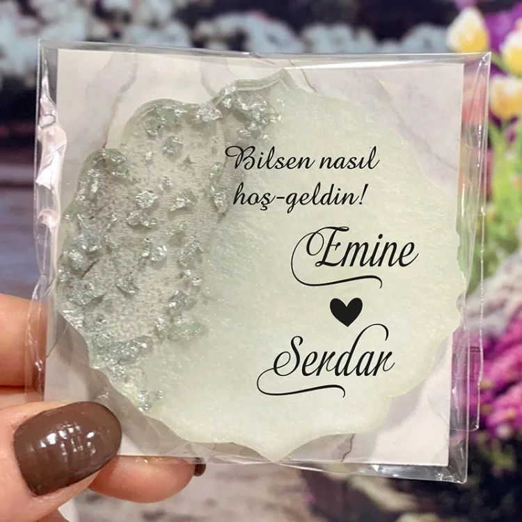Epoksi Magnet 5017 - Söz Nişan, Düğün Hediyelik Magnet - Detay Görseli 3