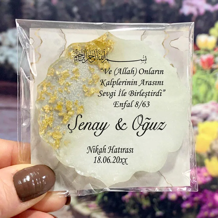 Epoksi Magnet 5018 - Hediyelik Enfal Sureli, Dualı Magnet - Detay Görseli 2
