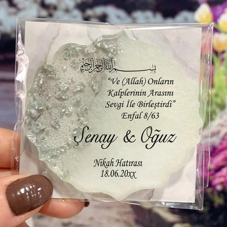 Epoksi Magnet 5018 - Hediyelik Enfal Sureli, Dualı Magnet - Detay Görseli 3