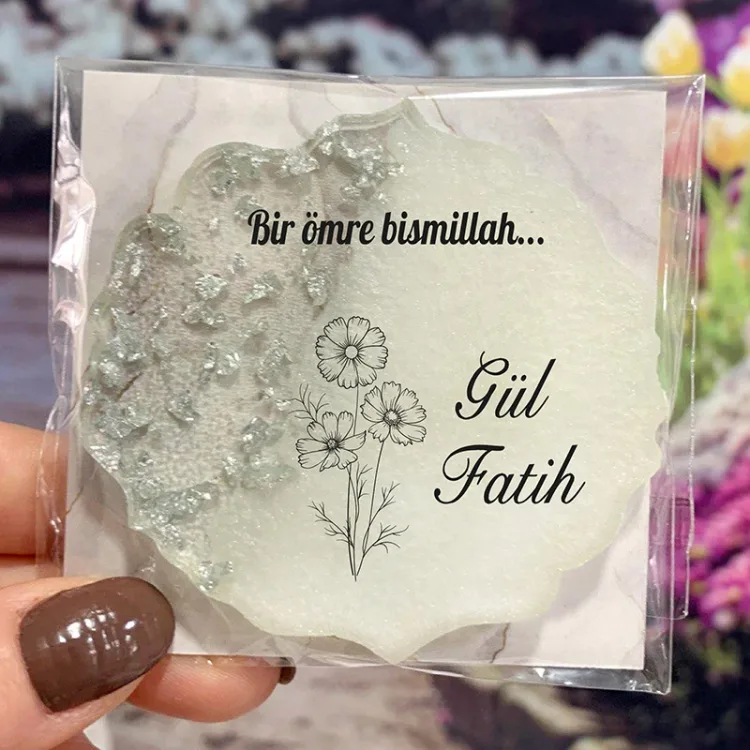 Epoksi Magnet 5019 - Hediyelik Çiçekli Magnet - Detay Görseli 3