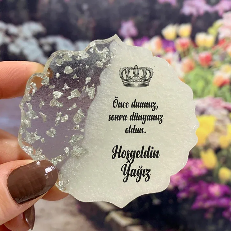 Epoksi Magnet 5022 - Kral Tacı Tasarım Hediyelik Magnet - Detay Görseli 1