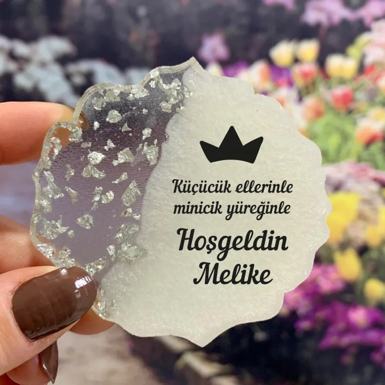Epoksi Magnet 5025 - Yenidoğan Bebek Hediyelik Magnet - Detay Görseli 1